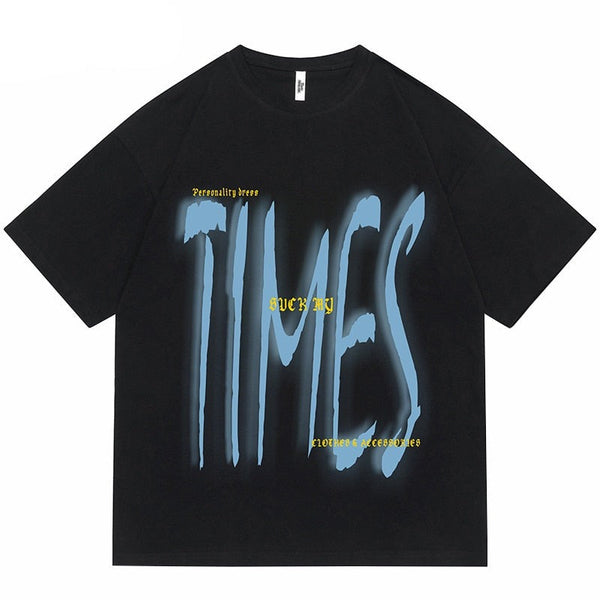 "Good Times" Graphic Unisex Streetwear Women Men Y2K T-Shirt