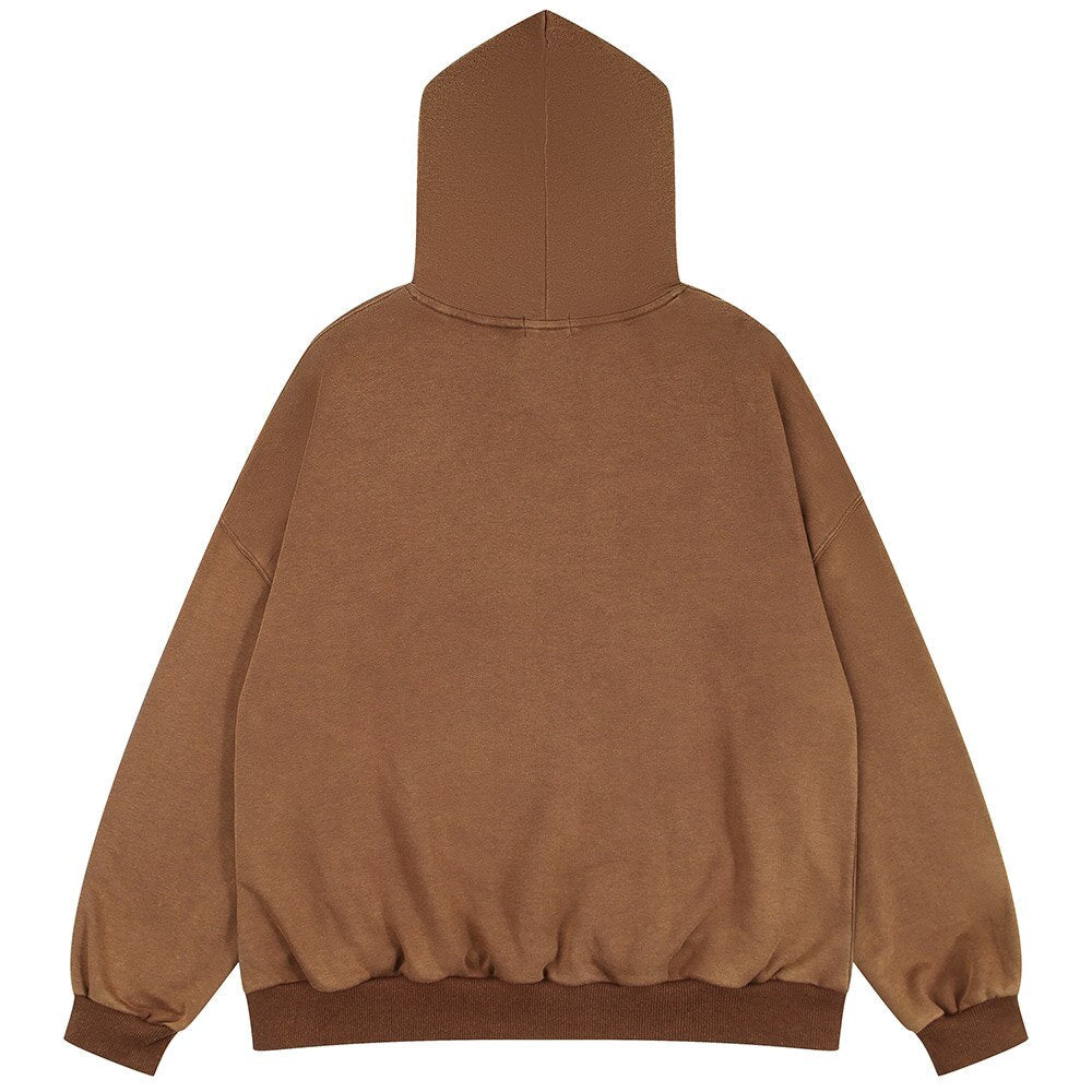 "Simple" Graphic Unisex Streetwear Vintage Women Men Y2K Hoodie