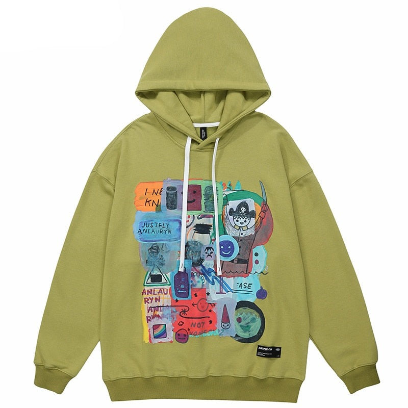 "Playground" Graphic Unisex Streetwear Vintage Women Men Y2K Hoodie