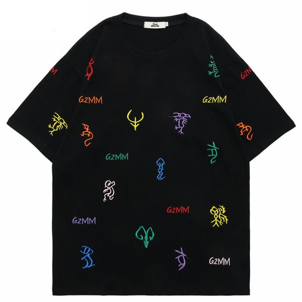"Zodiac Sign" Graphic Unisex Streetwear Vintage Women Men Y2K T-Shirt