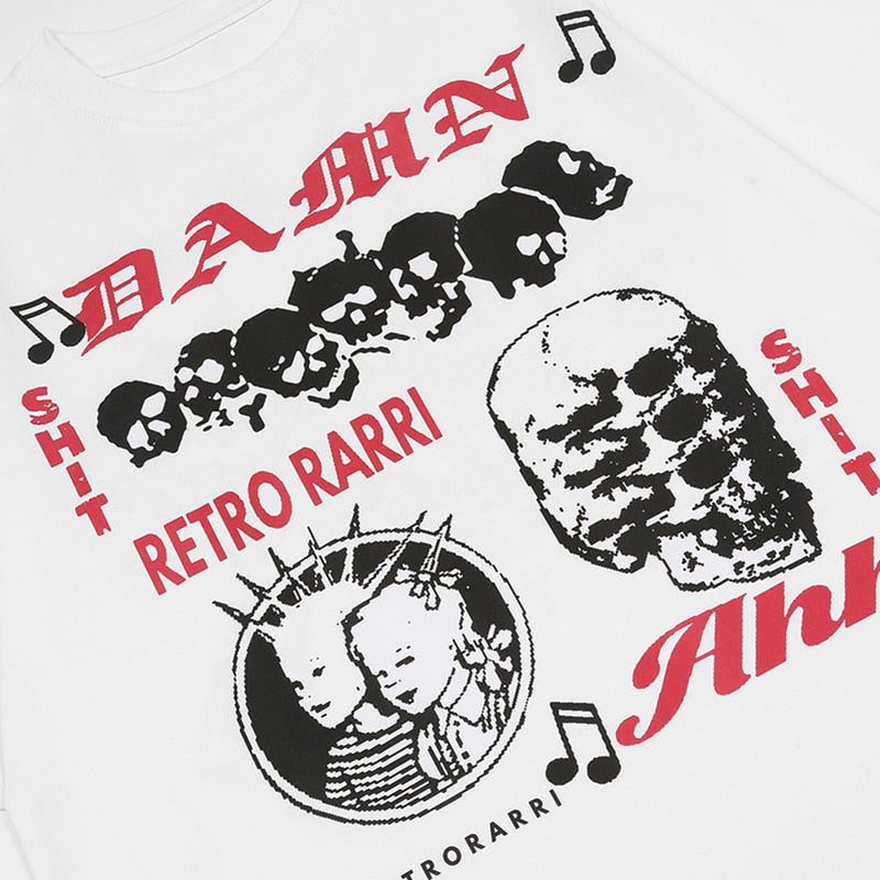 "Retro Player" Graphic Unisex Streetwear Vintage Women Men Y2K T-Shirt