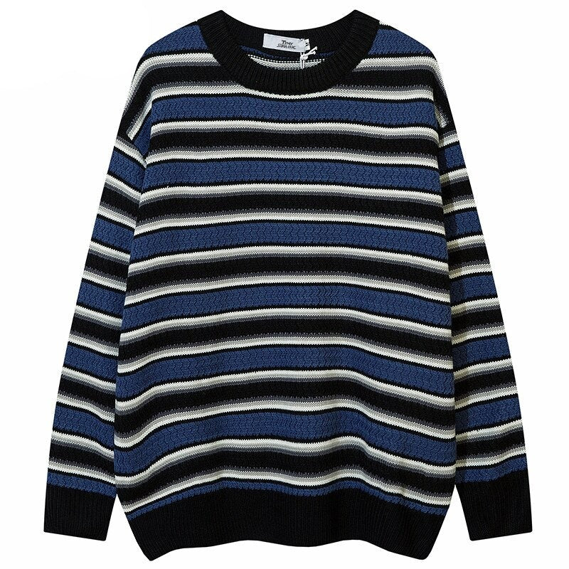 "Night Time" Graphic Unisex Streetwear Vintage Women Men Y2K Sweater