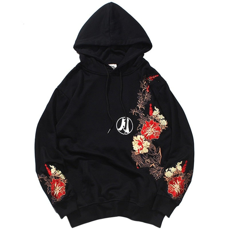"Red Moon" Graphic Unisex Streetwear Vintage Women Men Y2K Hoodie