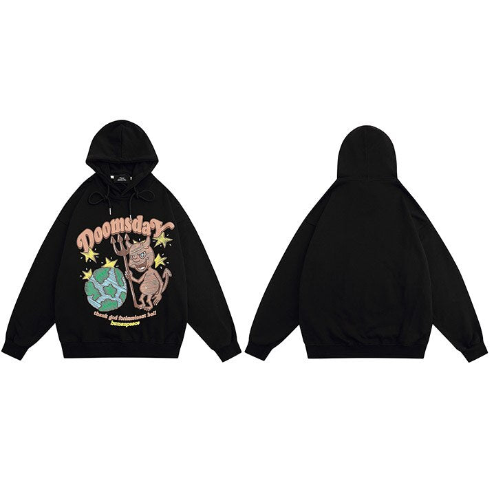 "Doomsday" Unisex Men Women Streetwear Graphic Hoodie