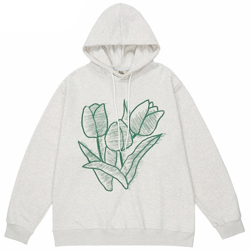 "Growing Pains" Graphic Unisex Streetwear Women Men Y2K Hoodie