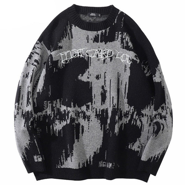 "On The Street" Graphic Unisex Streetwear Vintage Women Men Y2K Sweater