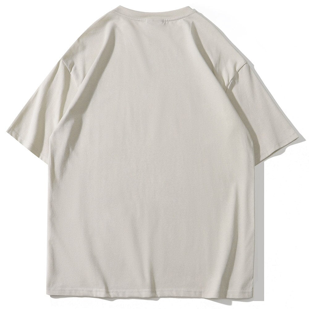 "Sandy Ghost" Graphic Unisex Streetwear Vintage Women Men Y2K T-Shirt