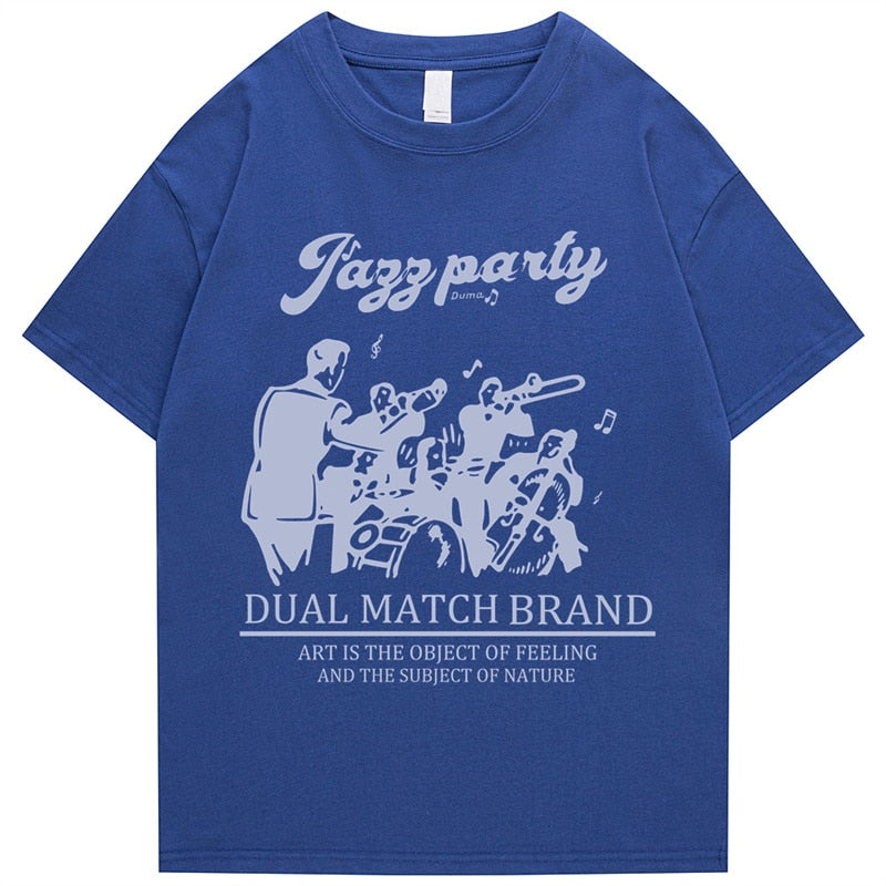 "In The Band" Graphic Unisex Streetwear Vintage Women Men Y2K T-Shirt