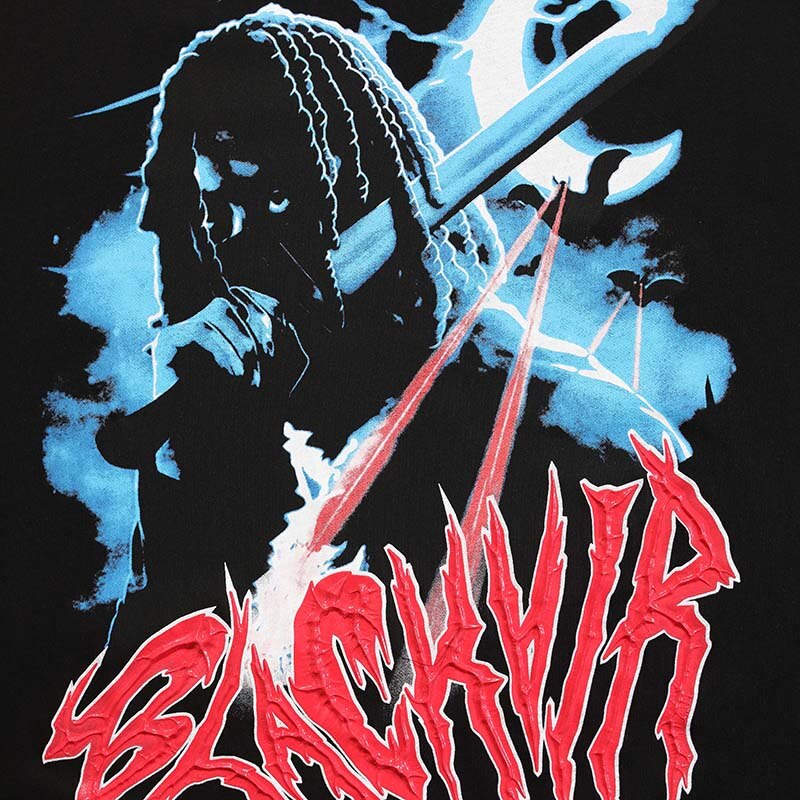 "Moon Slayer" Graphic Unisex Streetwear Vintage Women Men Y2K T-Shirt