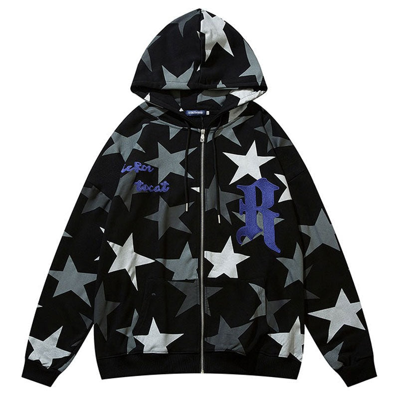 "Star Boy" Graphic Unisex Streetwear Vintage Women Men Y2K Hoodie