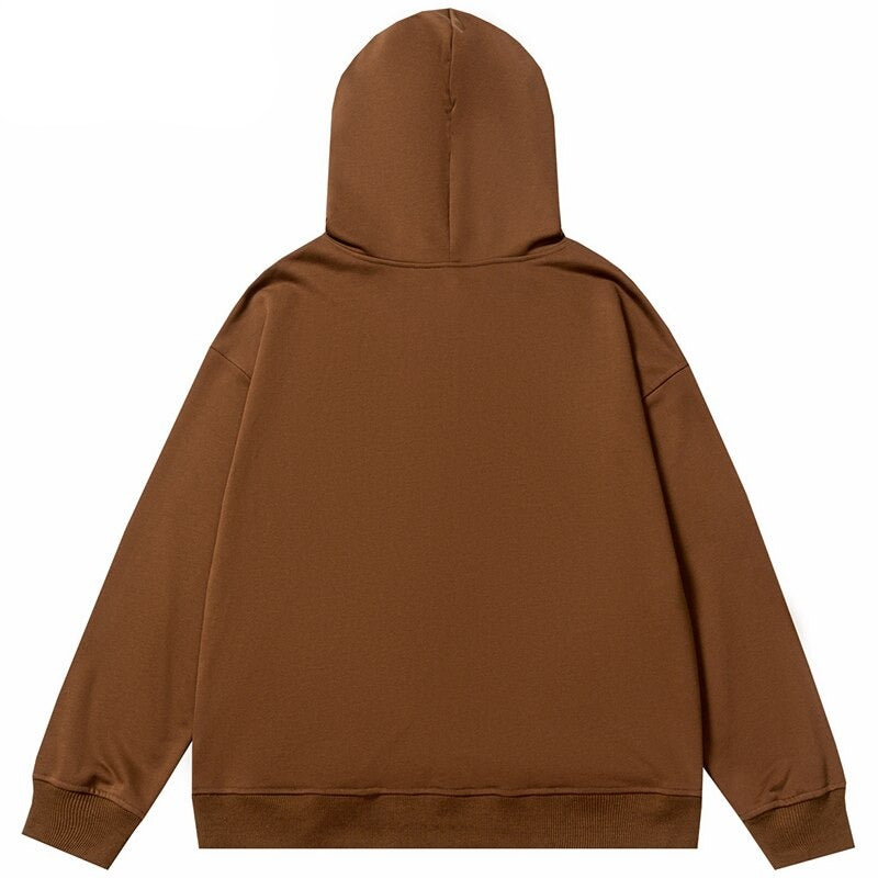 "Only Way To Live" Graphic Unisex Streetwear Vintage Women Men Y2K Hoodie