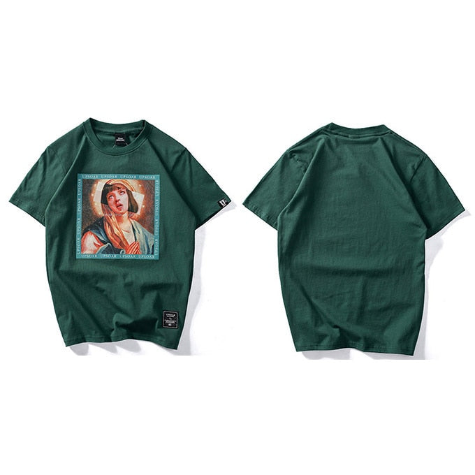 "Red Head" Graphic Unisex Streetwear Vintage Women Men Y2K T-Shirt