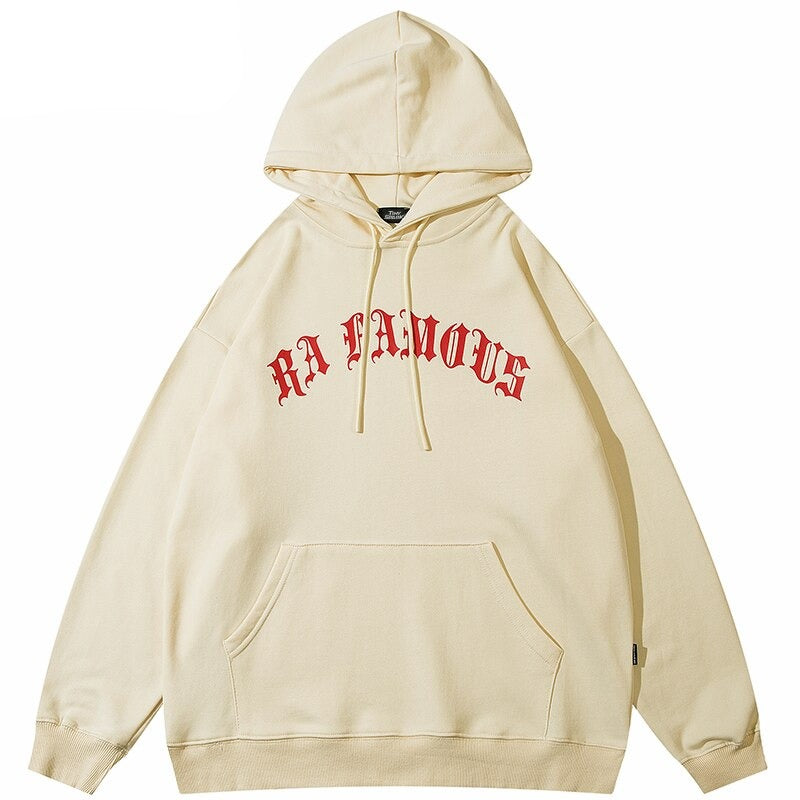 "Red Clouds" Graphic Unisex Streetwear Vintage Women Men Y2K Hoodie