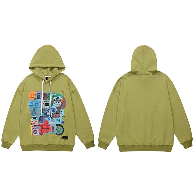 "Playground" Graphic Unisex Streetwear Vintage Women Men Y2K Hoodie