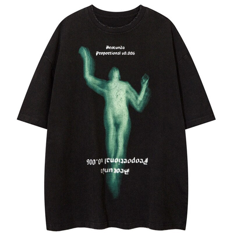 "The Climb" Graphic Unisex Streetwear Vintage Women Men Y2K T-Shirt