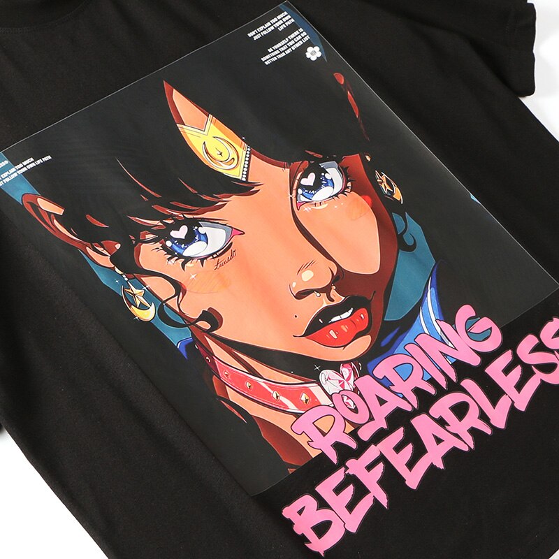 "Show No Fear" Graphic Unisex Streetwear Vintage Women Men Y2K T-Shirt