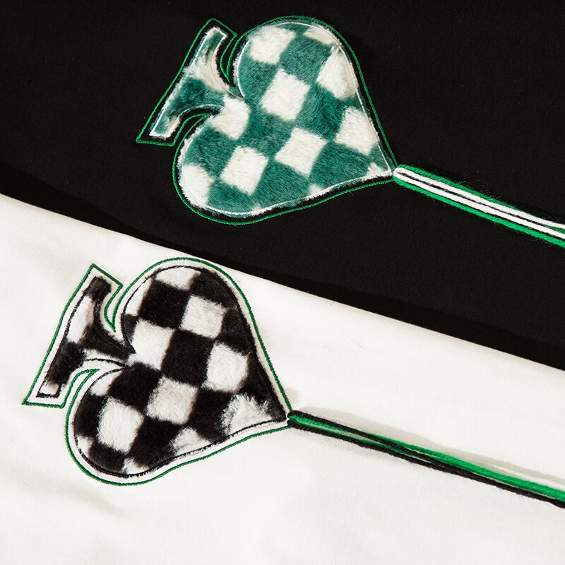 "Plaid Spade" Graphic Unisex Streetwear Vintage Women Men Y2K T-Shirt