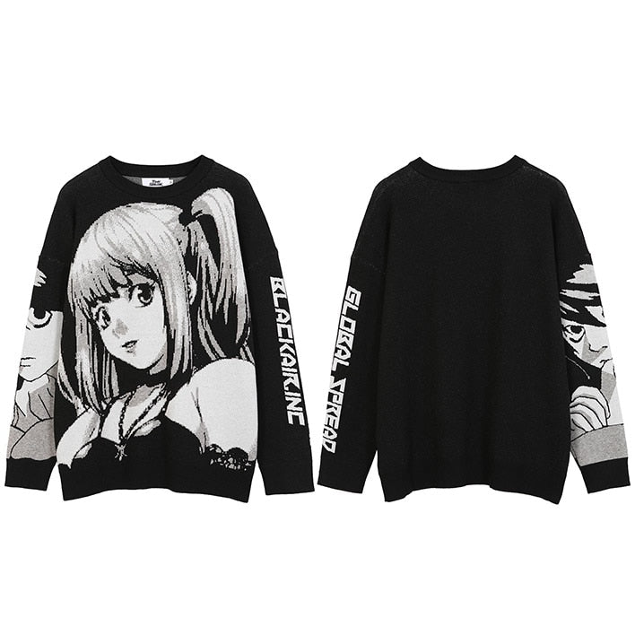 "More Loving" Graphic Unisex Streetwear Vintage Women Men Y2K Sweater
