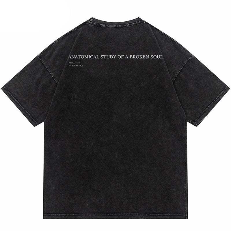 "Cold Heart" Unisex Men Women Streetwear Graphic T-Shirt