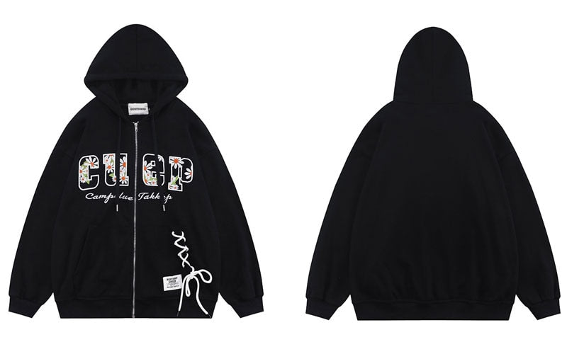 "Button Up" Unisex Men Women Streetwear Graphic Hoodie