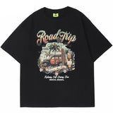 "Road Trip" Graphic Unisex Streetwear Vintage Women Men Y2K T-Shirt