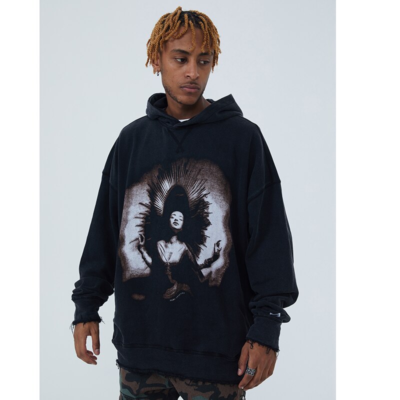 "True Yourself" Graphic Unisex Streetwear Vintage Women Men Y2K Hoodie