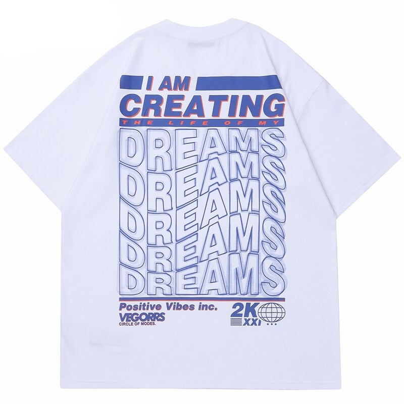 "Sweet Dreams" Graphic Unisex Streetwear Vintage Women Men Y2K T-Shirt