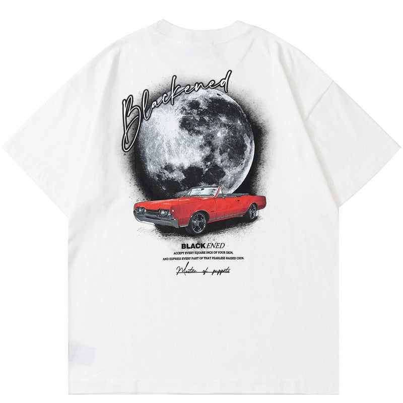 "Landed Down" Graphic Unisex Streetwear Vintage Women Men Y2K T-Shirt