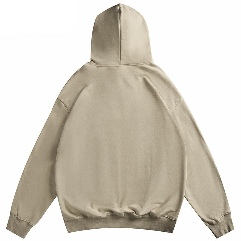 "Poker Face" Graphic Unisex Streetwear Vintage Women Men Y2K Hoodie