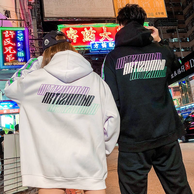 "Dark Illusion" Unisex Men Women Streetwear Graphic Hoodie