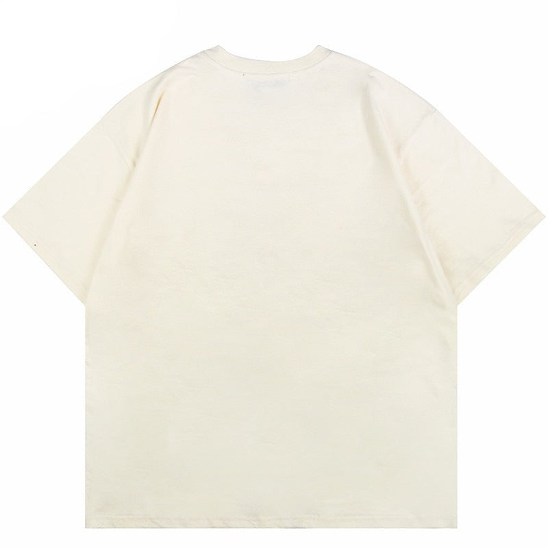 "Vintage Rose" Graphic Unisex Streetwear Vintage Women Men Y2K T-Shirt