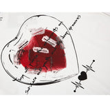 "Red Target" Graphic Unisex Streetwear Vintage Women Men Y2K T-Shirt