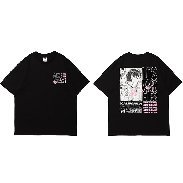 "California Dream" Unisex Men Women Streetwear Graphic T-Shirt