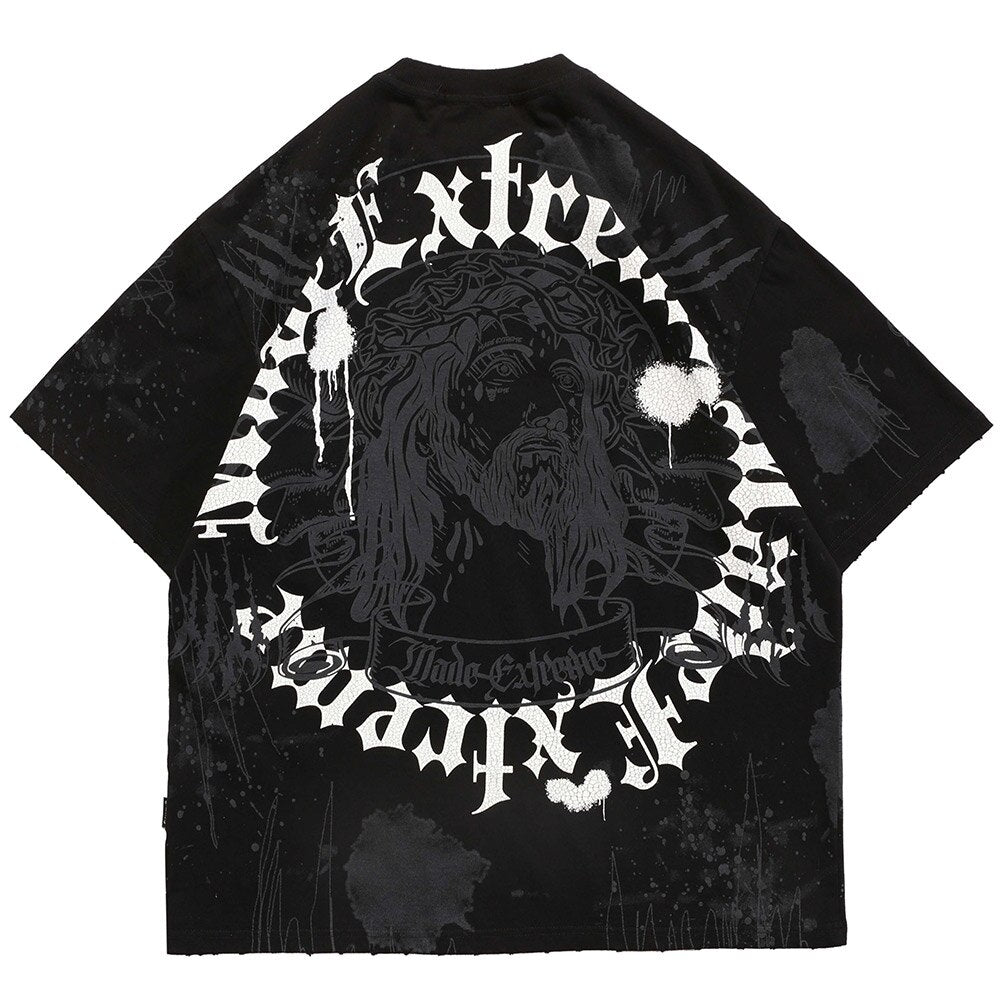 "Throne" Graphic Unisex Streetwear Vintage Women Men Y2K T-Shirt