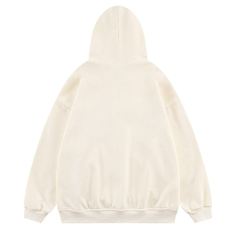 "Button Up" Unisex Men Women Streetwear Graphic Hoodie
