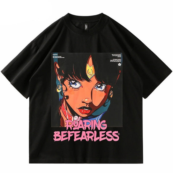 "Show No Fear" Graphic Unisex Streetwear Vintage Women Men Y2K T-Shirt