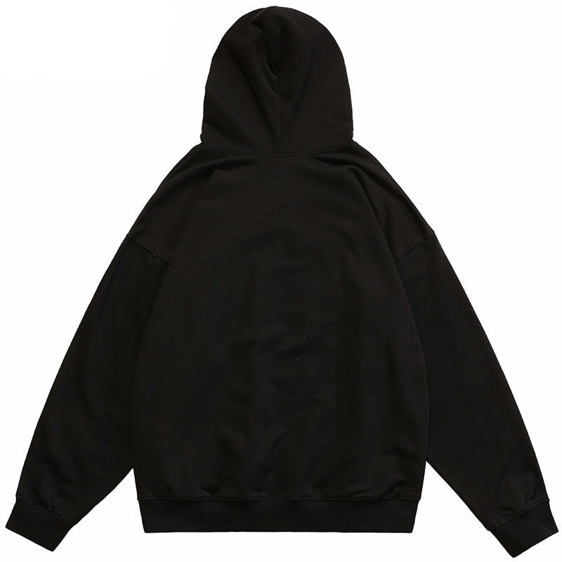 "Living In Town" Graphic Unisex Streetwear Vintage Women Men Y2K Hoodie