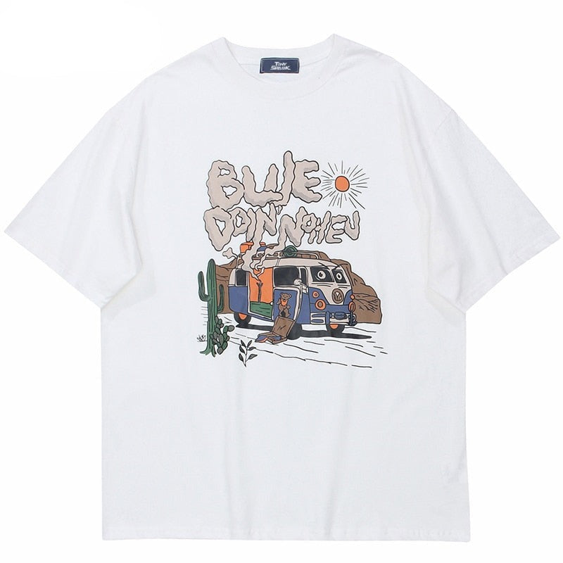 "Bad Driver" Unisex Streetwear Men Women Graphic T-Shirt