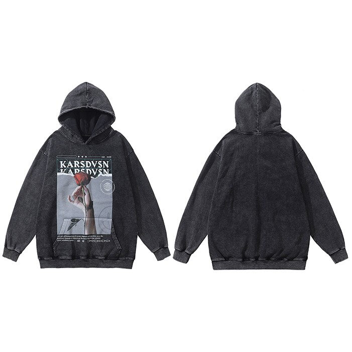 "Handed Down" Graphic Unisex Streetwear Women Men Y2K Hoodie