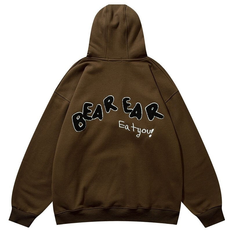 "Funny Face" Graphic Unisex Streetwear Women Men Y2K Hoodie