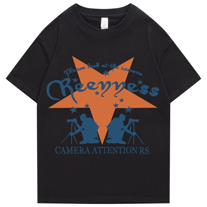 "Attention" Men Women Streetwear Unisex Graphic T-Shirt