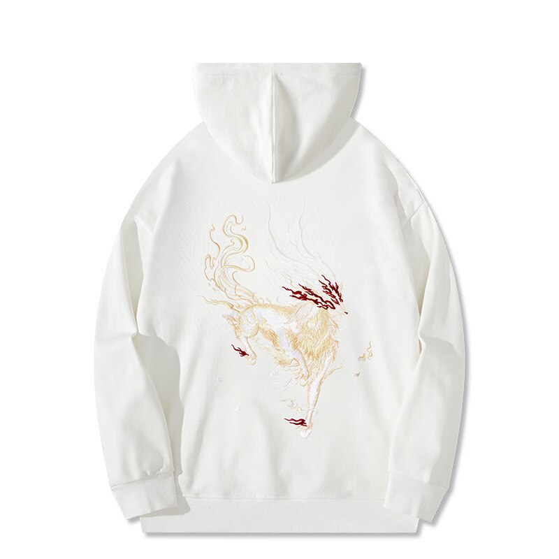 "Black Dragon" Unisex Men Women Streetwear Graphic Hoodie