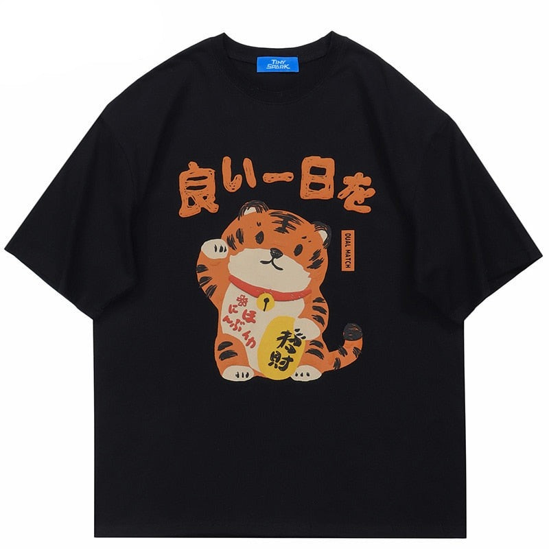 "Wave Away" Graphic Unisex Streetwear Vintage Women Men Y2K T-Shirt