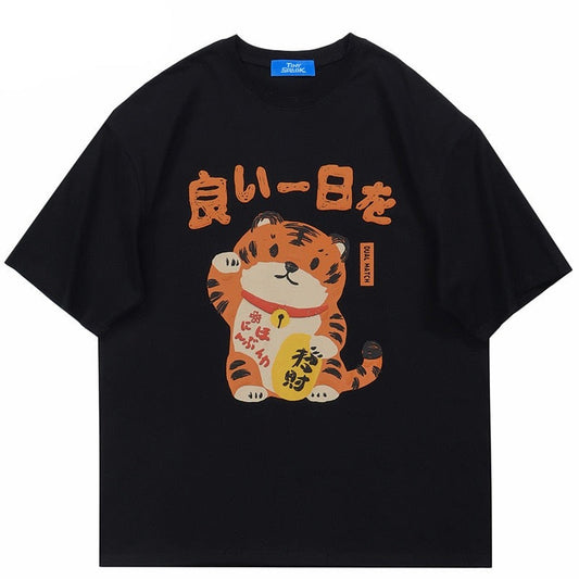 "Wave Away" Graphic Unisex Streetwear Vintage Women Men Y2K T-Shirt