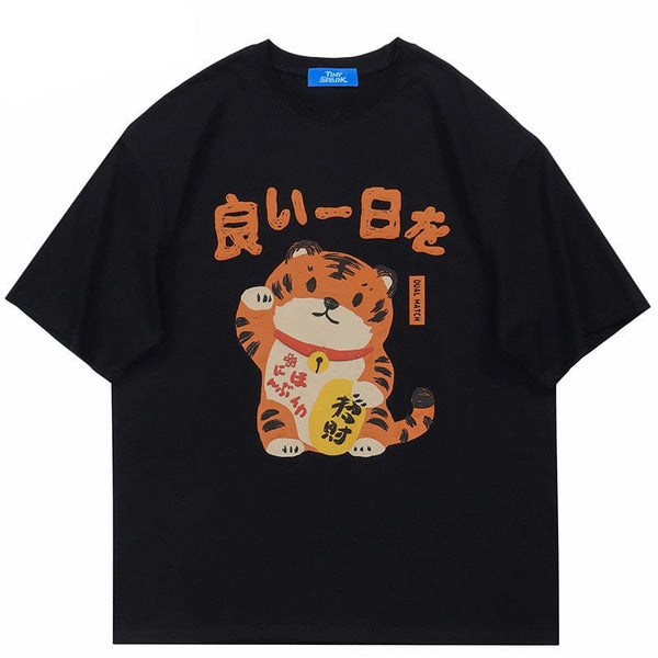 "Wave Away" Graphic Unisex Streetwear Vintage Women Men Y2K T-Shirt