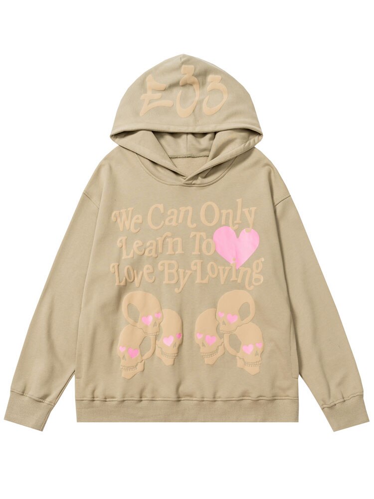 "Learn To Survive" Graphic Unisex Streetwear Vintage Women Men Y2K Sweatshirt