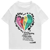 "Different Hearts" Men Women Streetwear Unisex Graphic T-Shirt