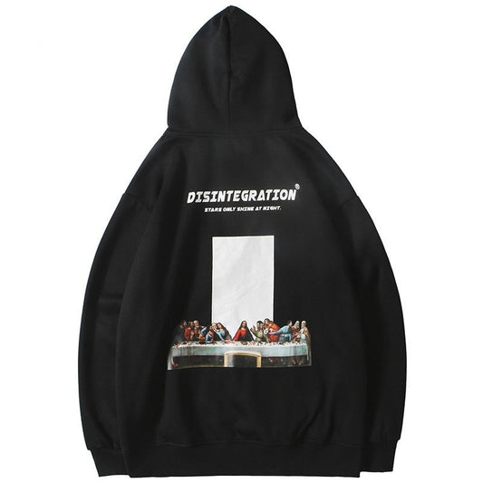 "The Last Supper" Graphic Unisex Streetwear Vintage Women Men Y2K Hoodie