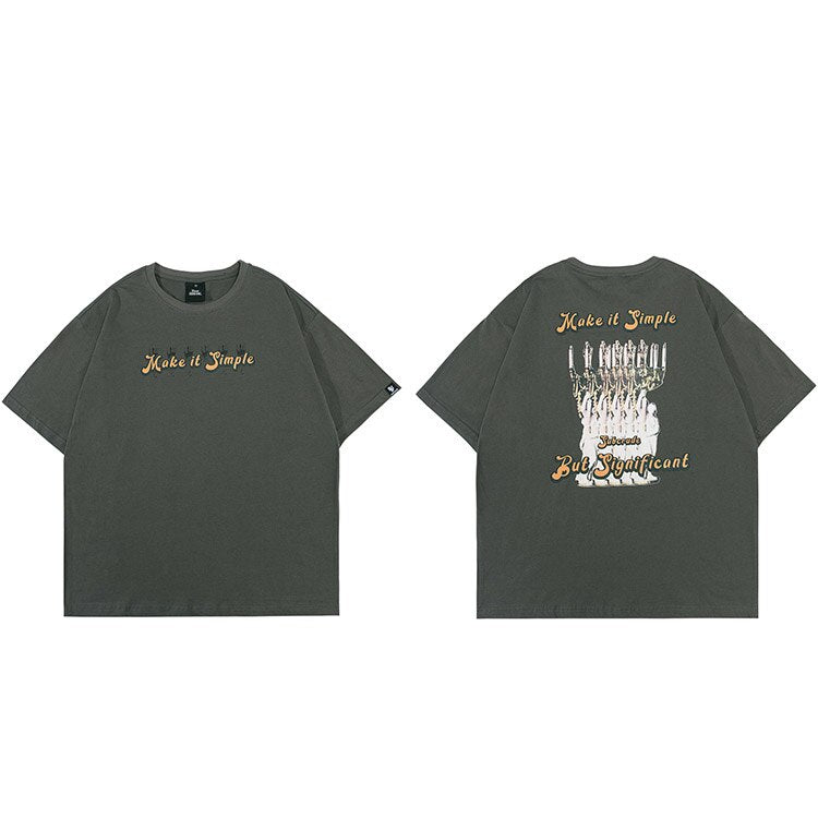 "Birthday Cake" Unisex Men Women Streetwear Graphic T-Shirt