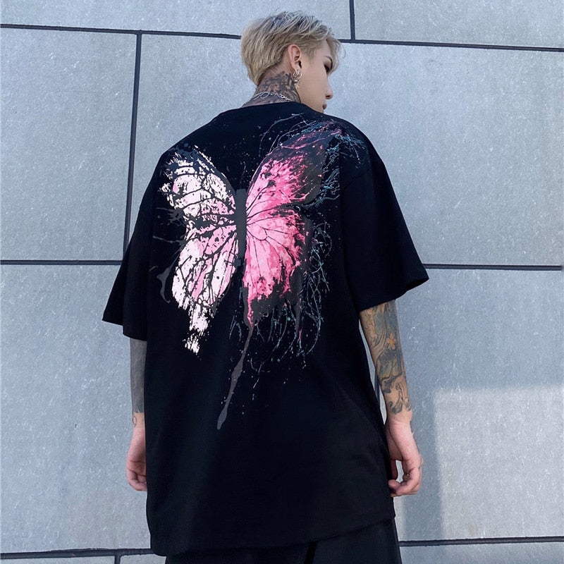 "Red Wing" Graphic Unisex Streetwear Vintage Women Men Y2K T-Shirt